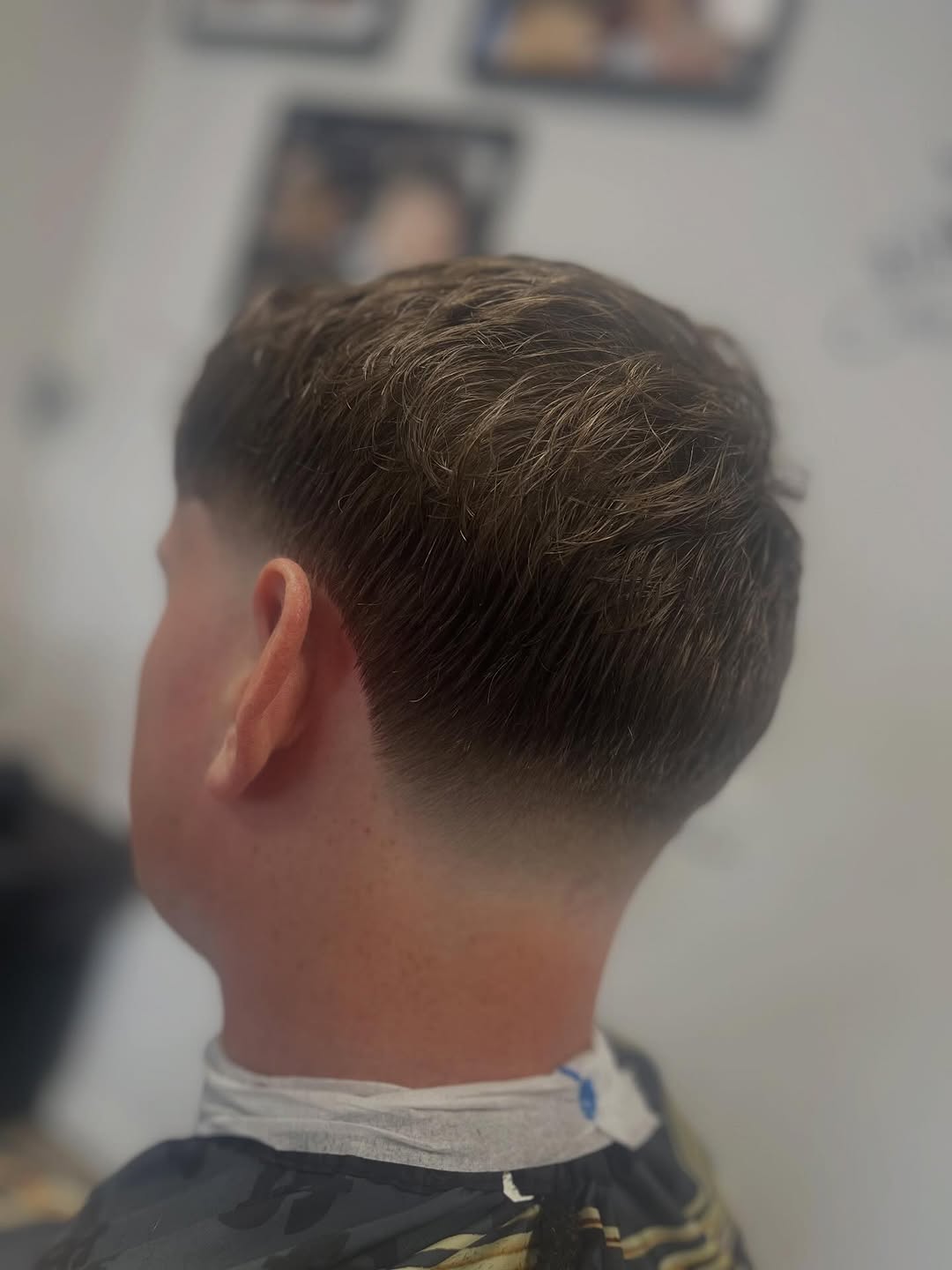 Taper cut, back view